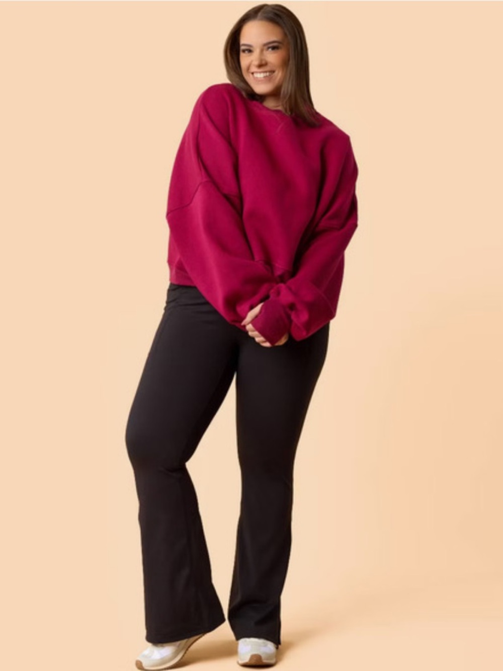 Blogilates Marshmallow Mockneck Sweatshirt